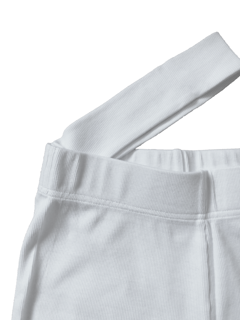 Choi Trousers in White Cotton