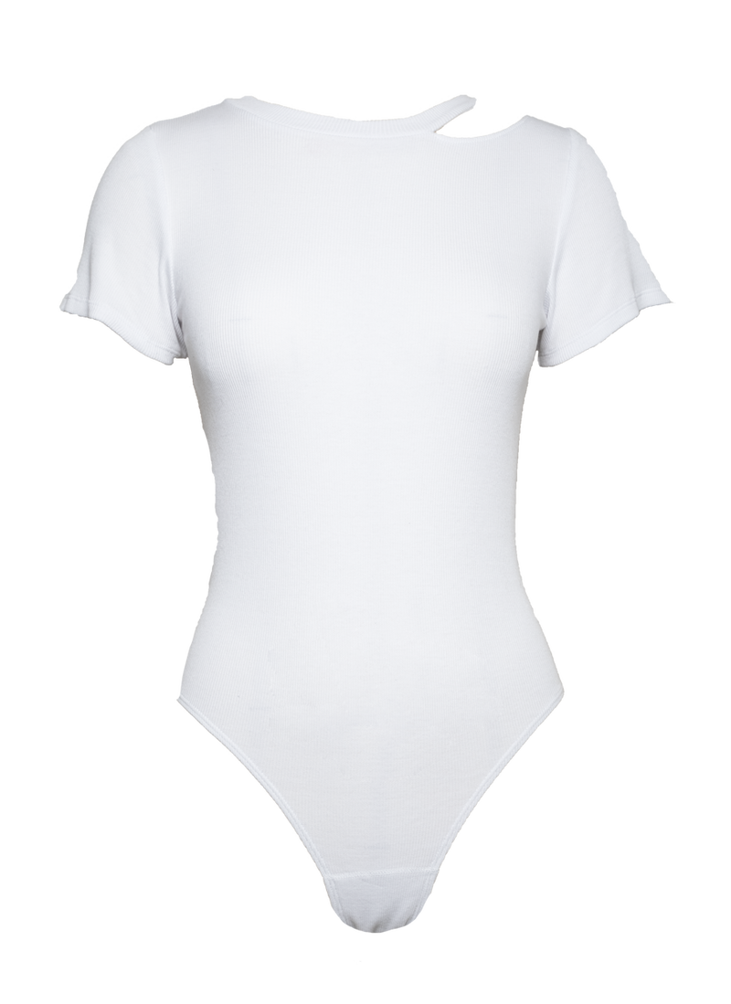 Bell Bodysuit in White