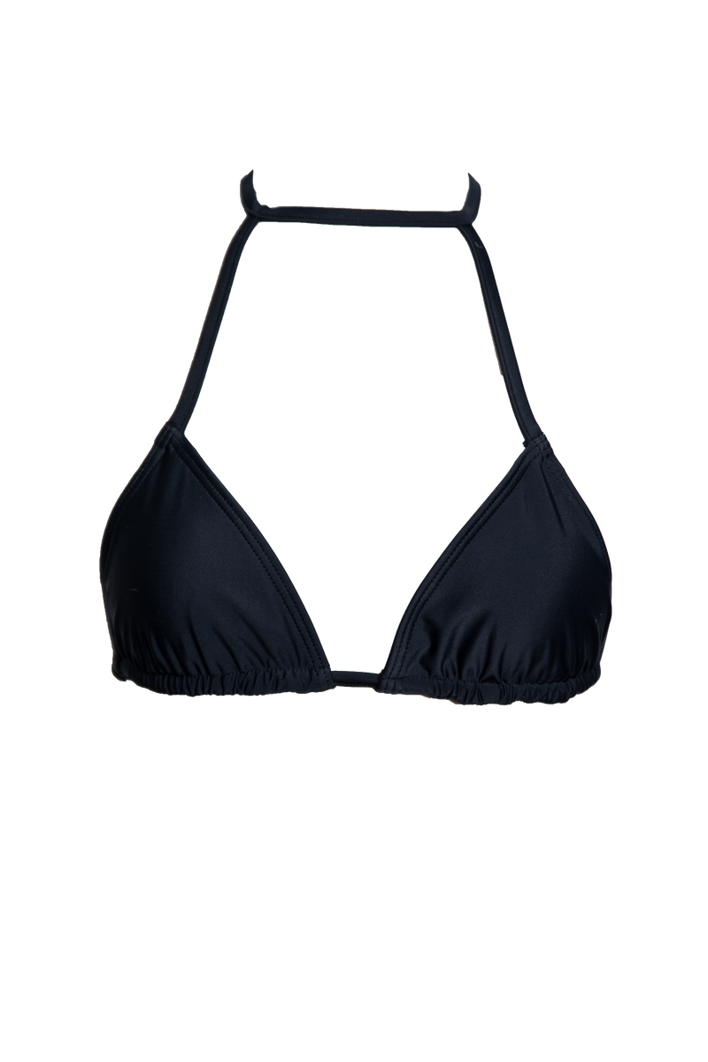 String Bikini Top in Black